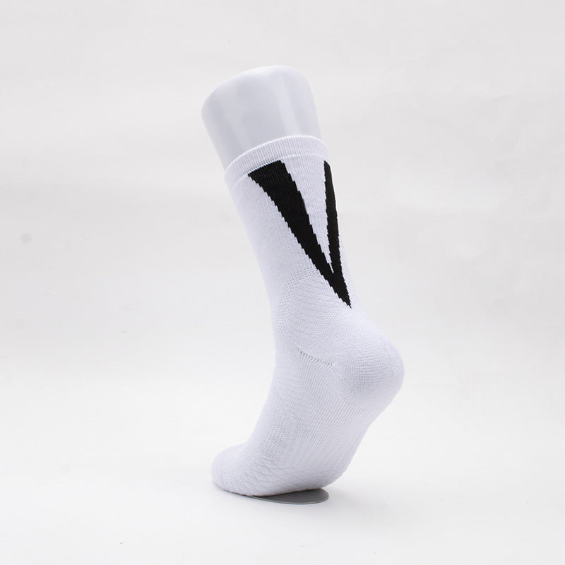 Unisex Cotton Skateboard Crew Socks for Sports