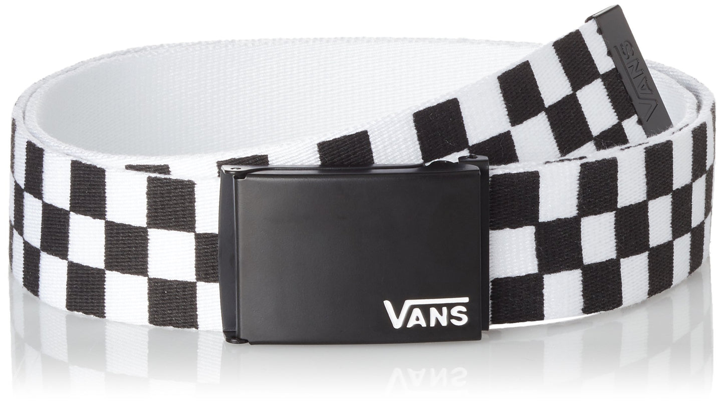 Vans Men's Deppster II Web Belt, Black / White, One Size