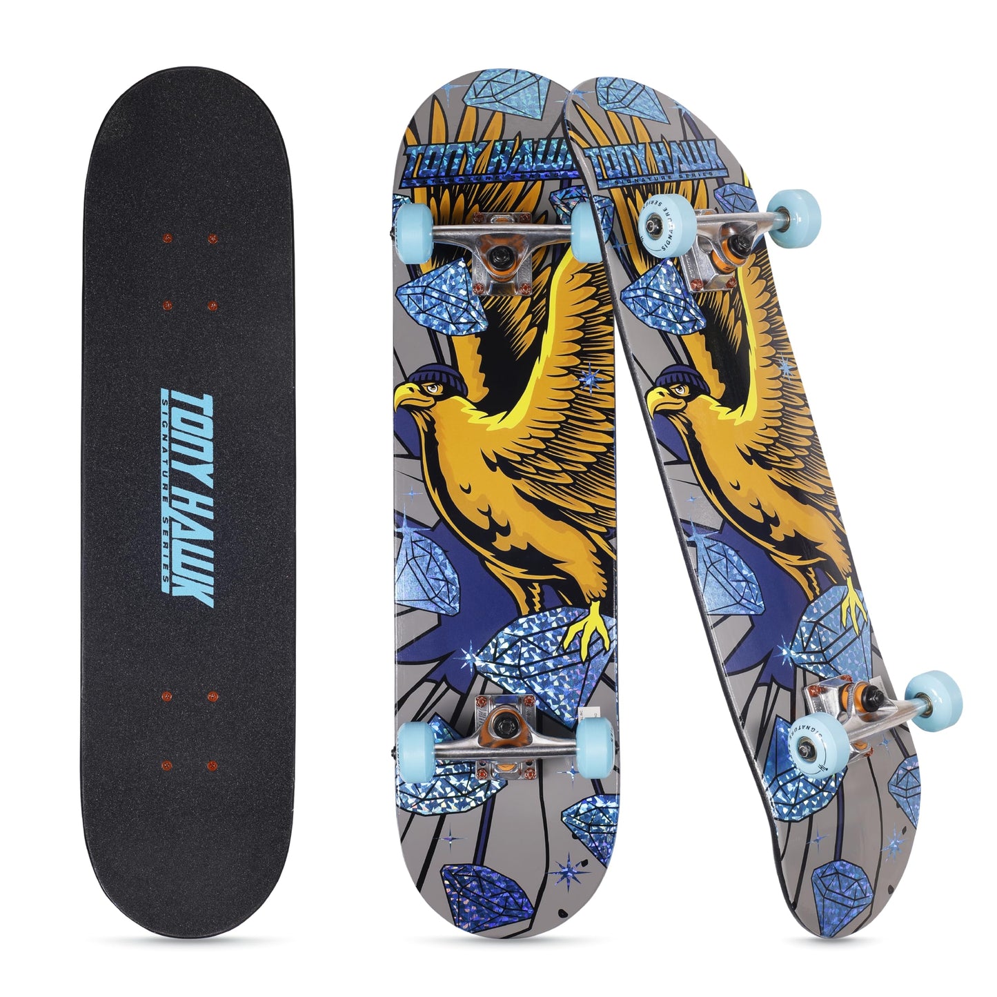 Tony Hawk 31-Inch Complete Skateboard, Tony Hawk Signature Series 3, 9-Ply Maple Deck