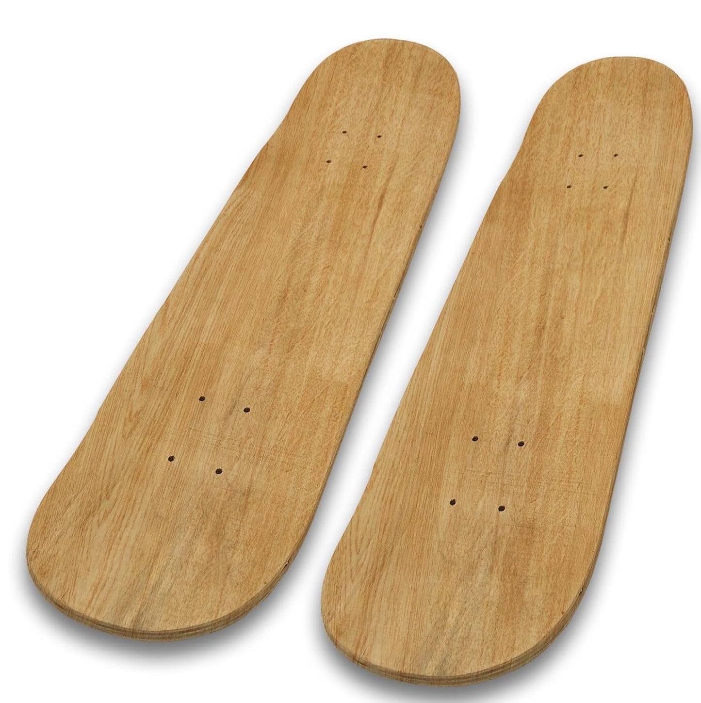 Beipoo 2-Pack Blank Skateboard Decks With Grip Tape, Natural 7-Layer Maple (31" x 8")