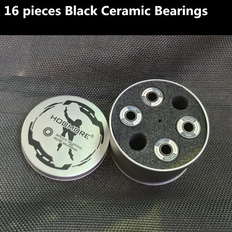Hoomore 16-Piece Black Samurai Ceramic Bearings
