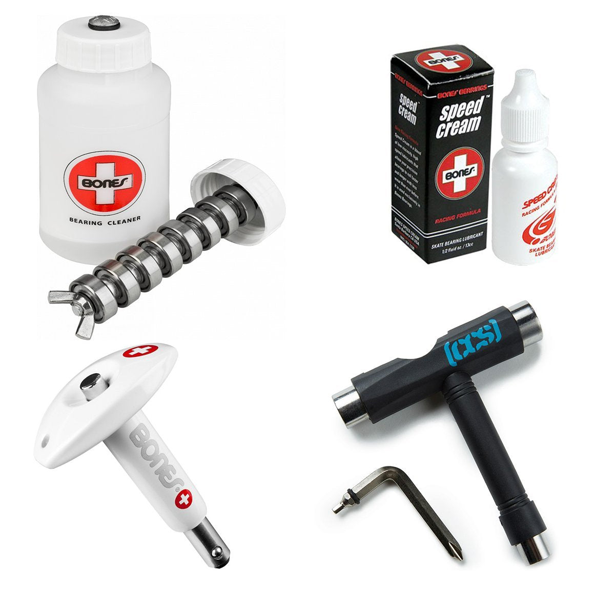 Bones Skate Bearings Cleaning Unit Maintenance Kit With CCS Skateboard Tool