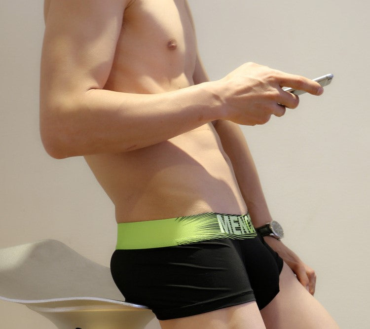 MENCCINO Men's Low-Waist Comfortable Boxer Shorts