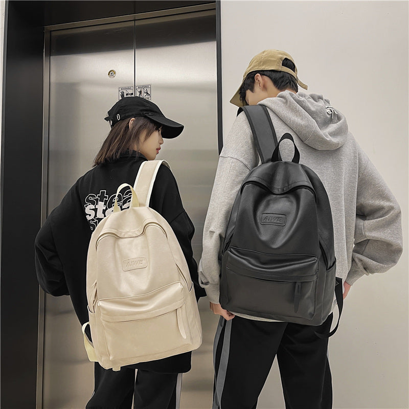 High Quality Solid Color Fashion Backpack