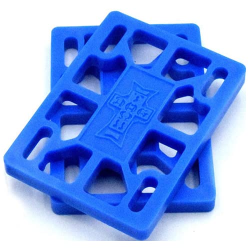 Dogtown Skateboard Risers 1/4" Blue for Old School Skateboards