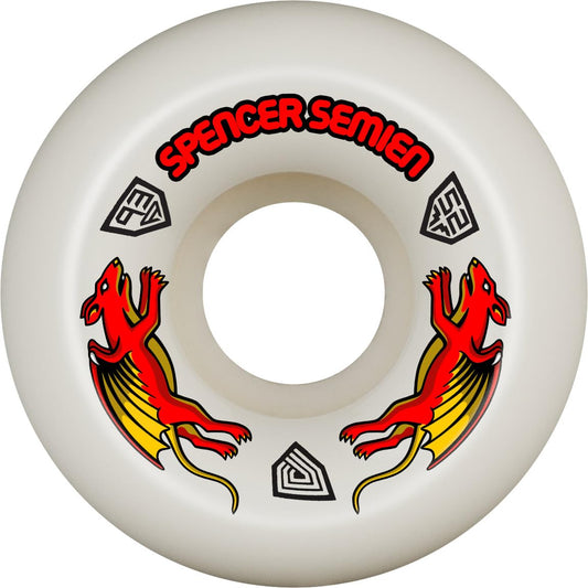 Powell Peralta Spencer Semien Nano Rat Dragon Formula Skateboard Wheels 93A Sidecut V5 52mm x 30mm