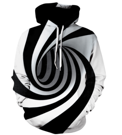 Men's 3D-Printed Hoodie