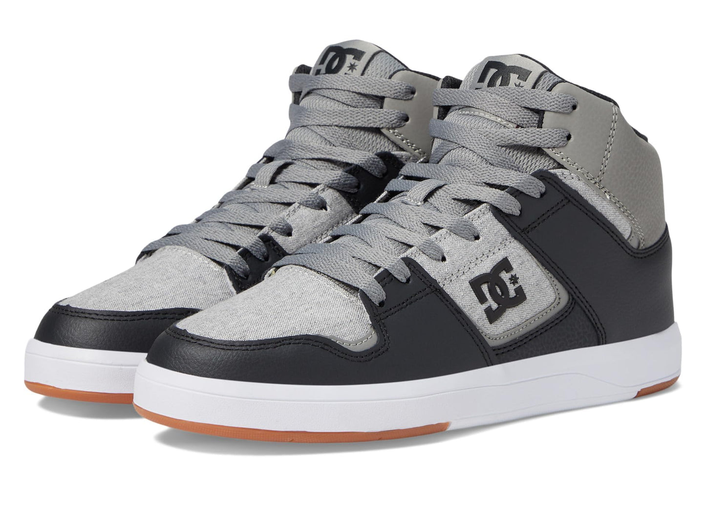 DC Shoes Men's Cure High Skate Shoe (11.5, Grey)