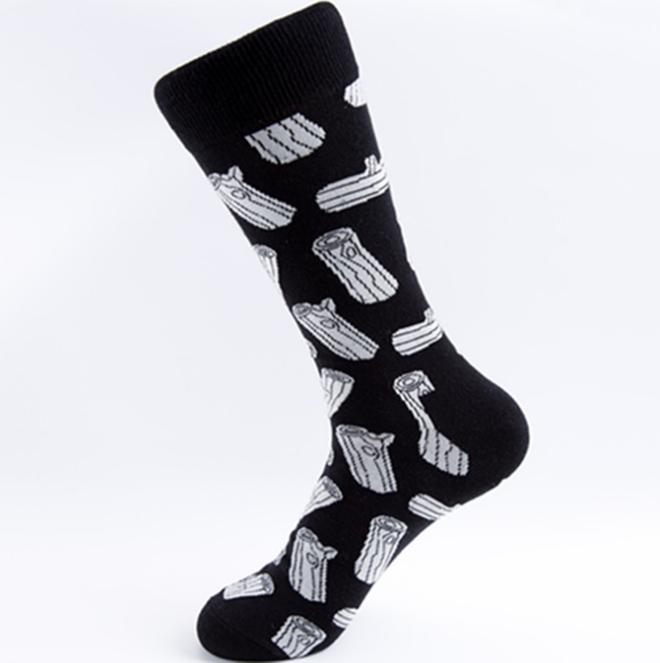 Forest Series Men's Skateboard Socks - Ginkgo Design