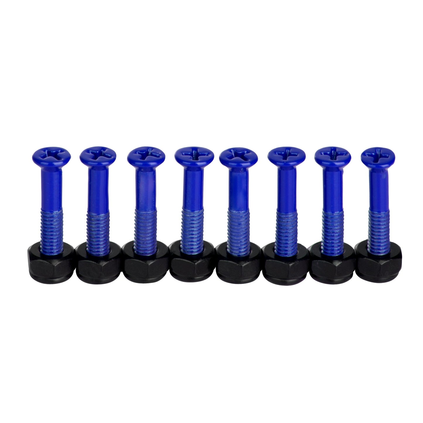 Cal 7 Standard 1" Blue Skateboard Hardware Set