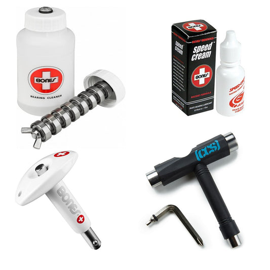 Bones Skate Bearings Cleaning Unit Maintenance Kit With CCS Skateboard Tool