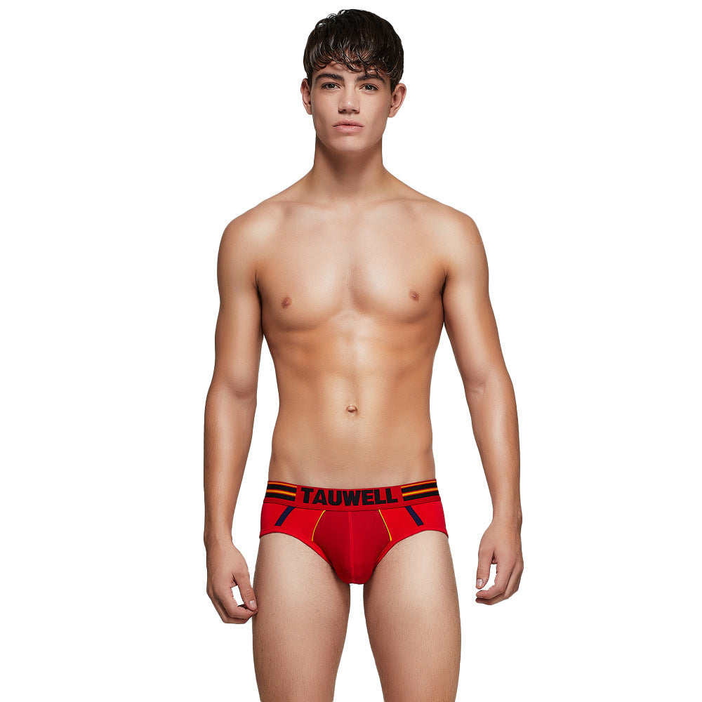Men's Solid Color Low-Rise Underwear