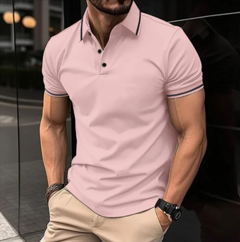 Men's Sports Casual Lapel Polo Shirt