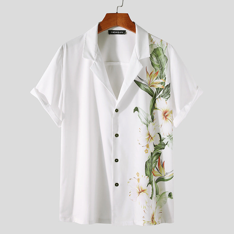 Men's Fashion Printed Hawaiian Shirt