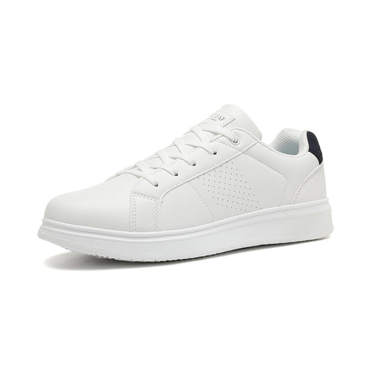 ANALEAF Men's Casual Shoes, Classic White Lightweight Fashion Shoes