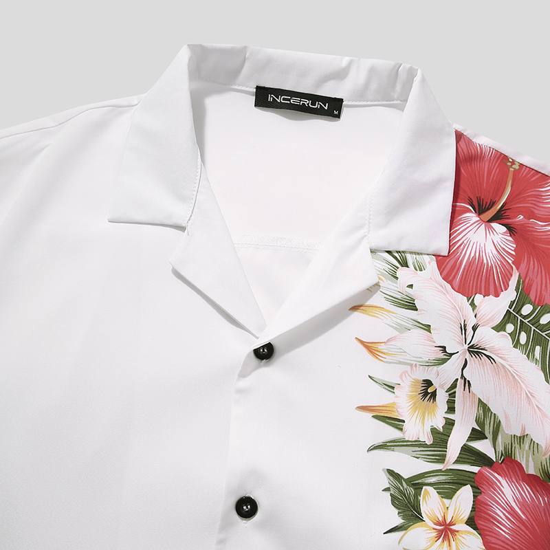 Men's Fashion Printed Hawaiian Shirt