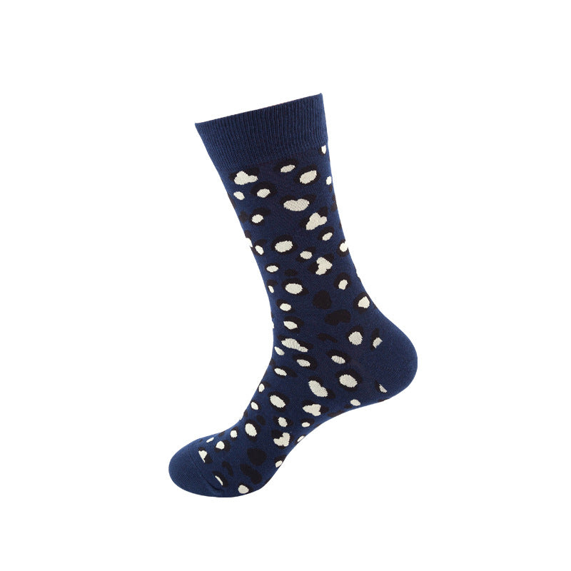 Colorful High-Cut Floral Socks for Skateboarding