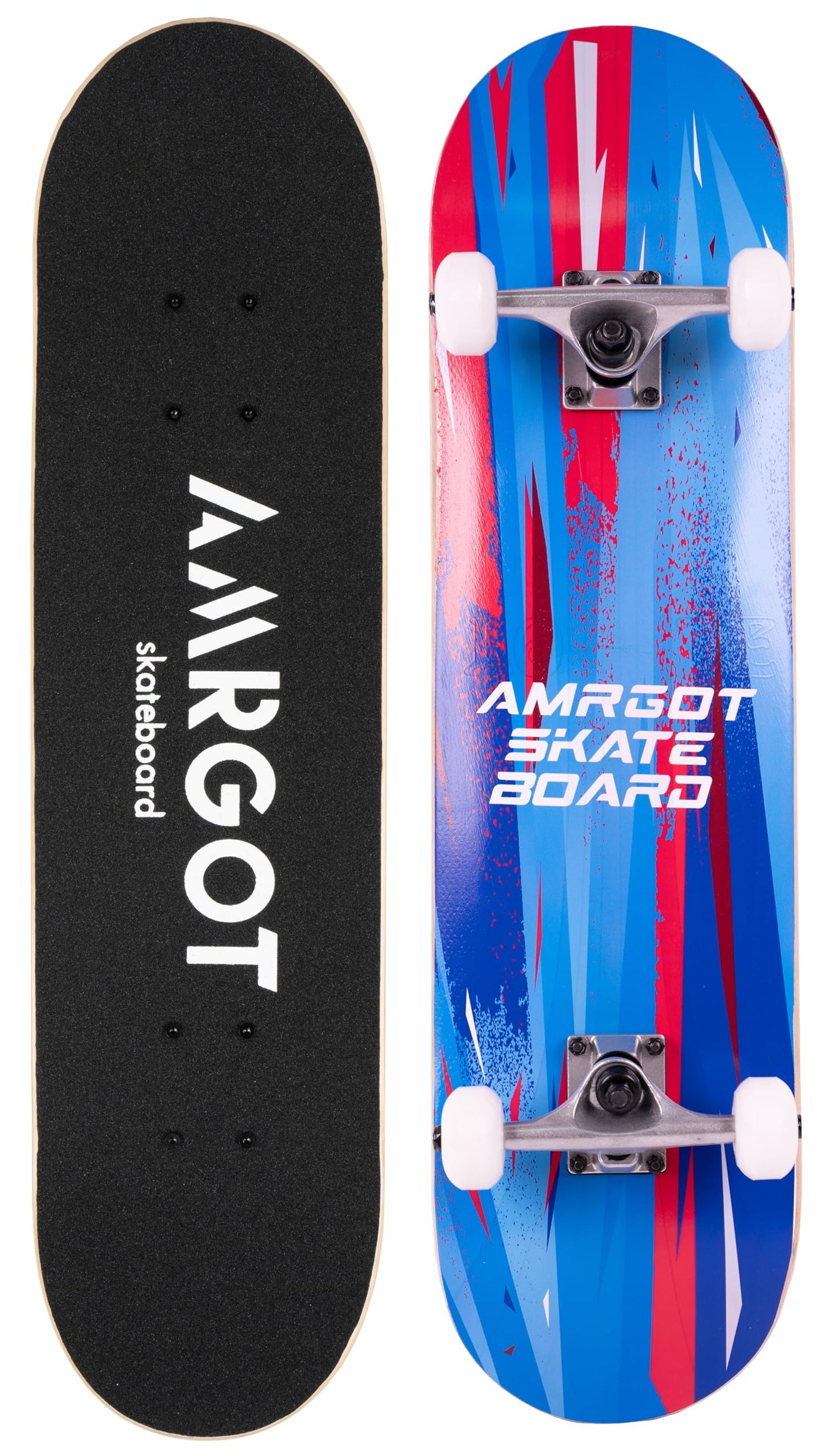 Amrgot Complete Skateboard,  Layer Maple Wood (31 x 8 in)
