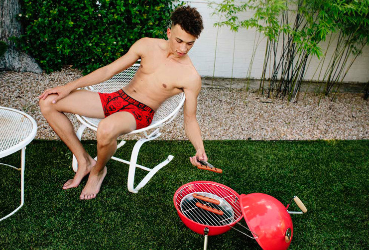 Printed Men's Boxer Briefs