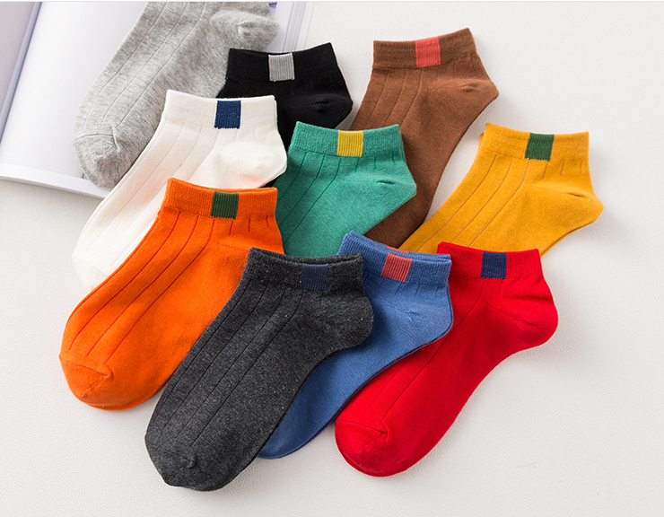 Candy Color Short Socks, Ankle Socks