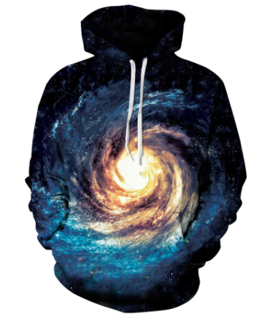 Men's 3D-Printed Hoodie