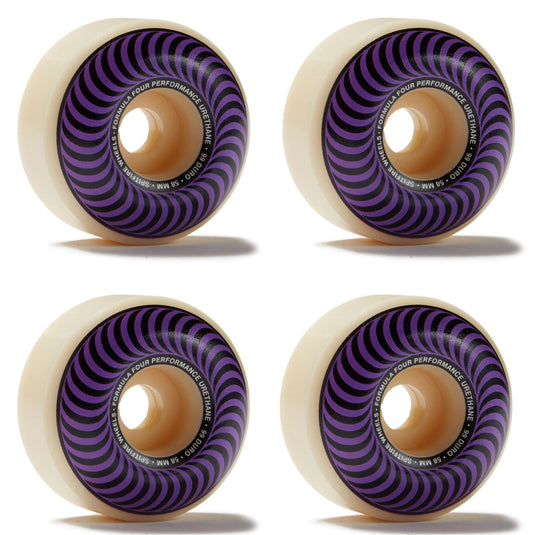 Spitfire Skateboard Wheels F4 Classics 99A Purple / White 58mm