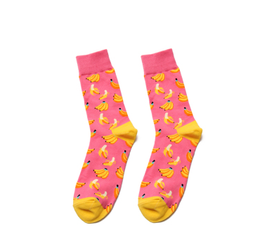 Fruit Print High-Cut Skate Socks