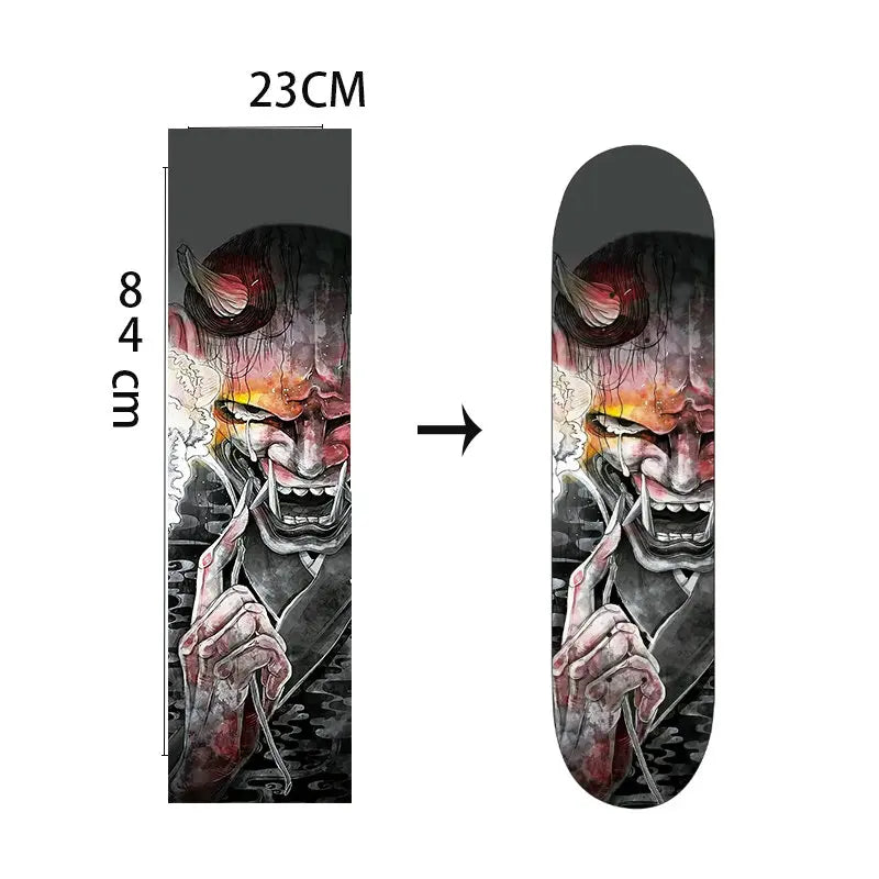 Professional Skateboard Sandpaper Grip Tape, Waterproof and Wear Resistant