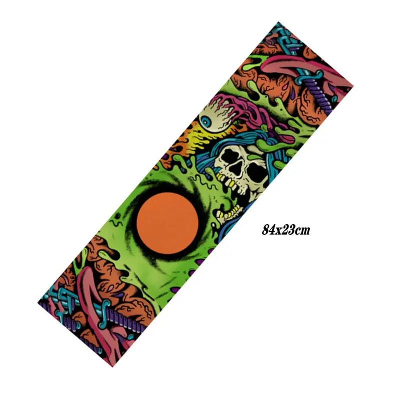 Professional Skateboard Sandpaper Grip Tape, Waterproof and Wear Resistant