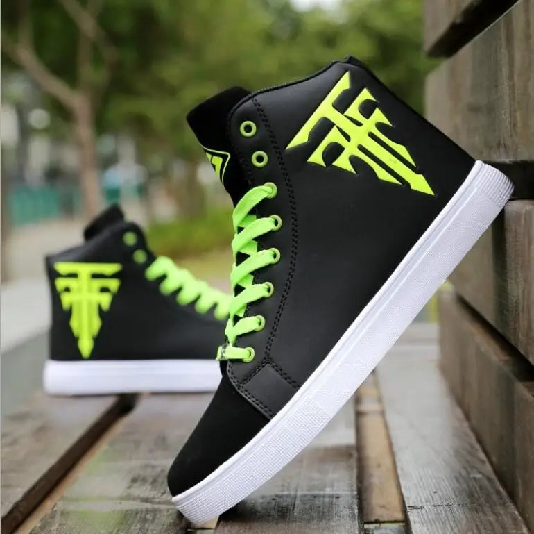 Men's Waterproof Skateboarding High-Top Shoes