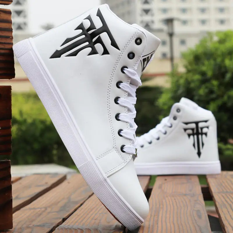 Men's Waterproof Skateboarding High-Top Shoes