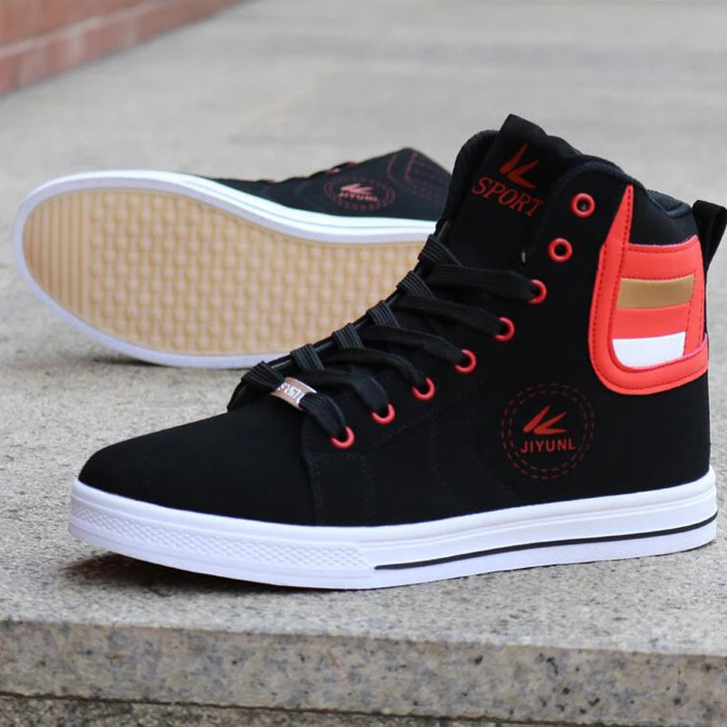 Men's Waterproof Skateboarding High-Top Shoes
