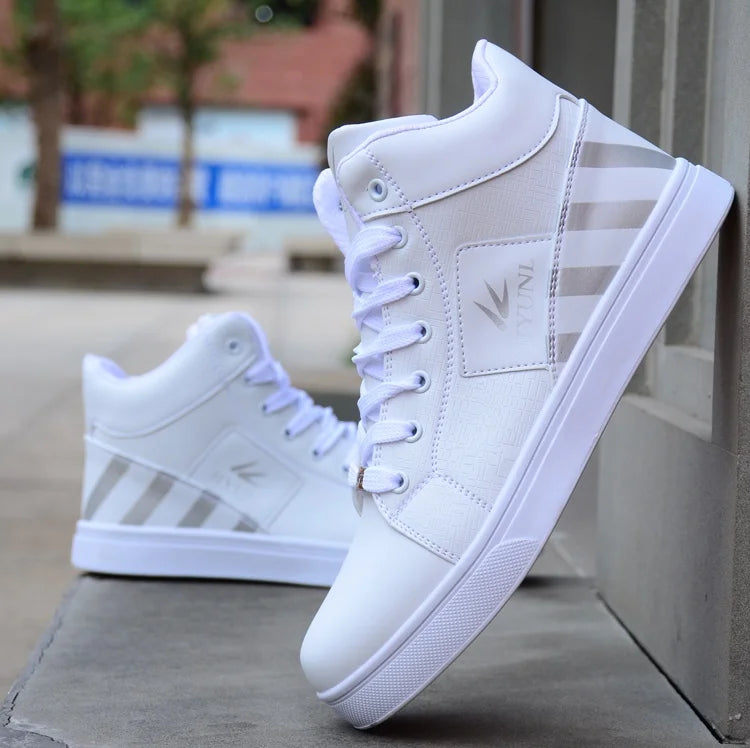 Men's Waterproof Skateboarding High-Top Shoes
