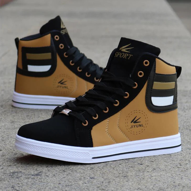 Men's Waterproof Skateboarding High-Top Shoes
