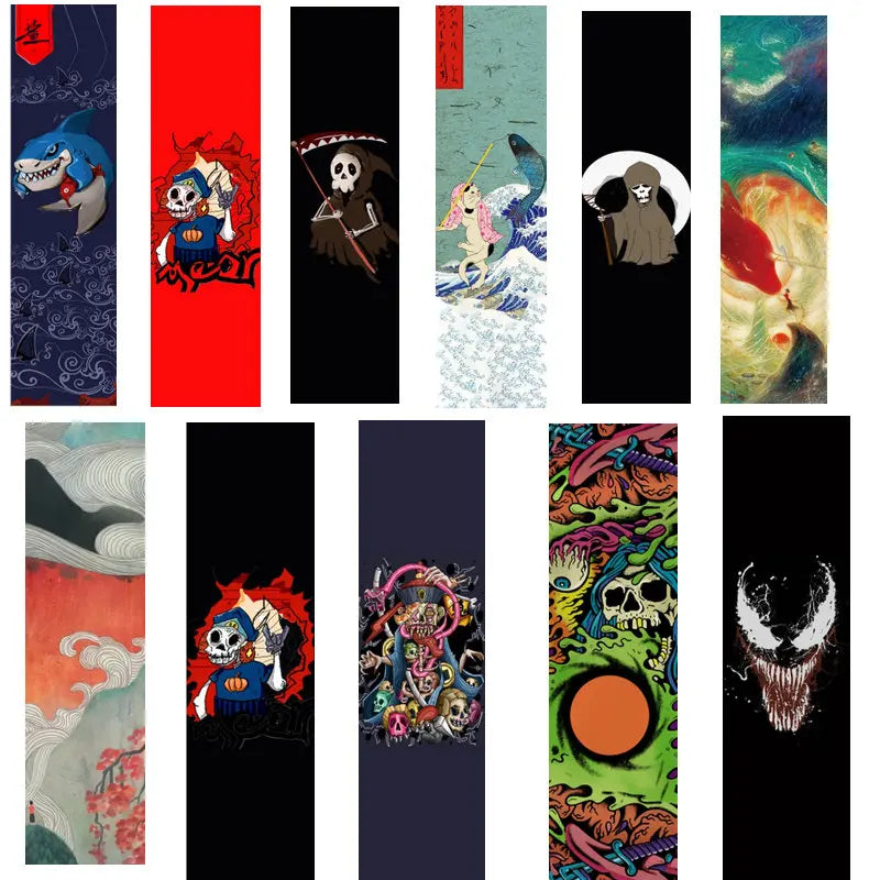 Professional Skateboard Sandpaper Grip Tape, Waterproof and Wear Resistant