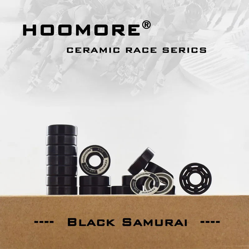 Hoomore 16-Piece Black Samurai Ceramic Bearings