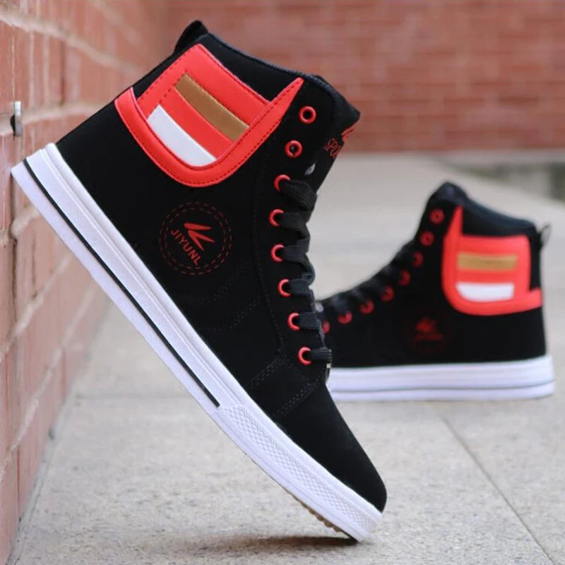 Men's Waterproof Skateboarding High-Top Shoes