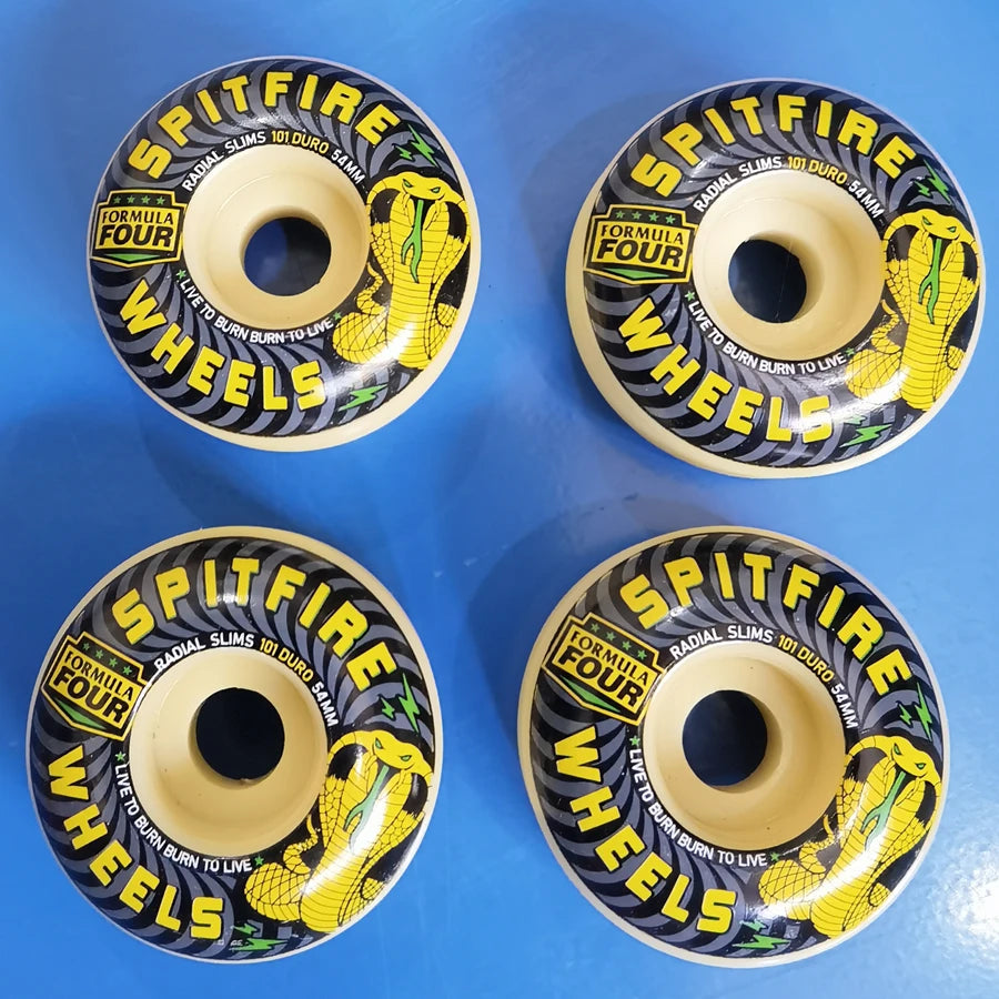 Original Spitfire Skateboard Wheels (58mm, 52mm, 101duro, 53mm, 54mm, 56mm, 99duro, 80HD)