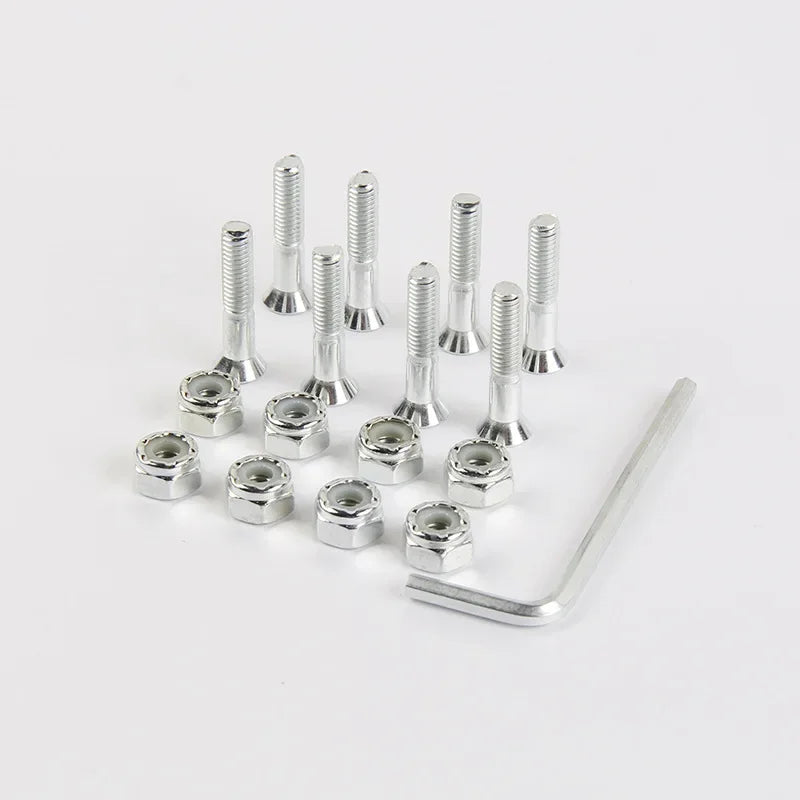 Skateboard Trucks Screws, Mounting Bolts, Anti-Rust, Durable (M5 x 25 / 29 / 32 / 38 / 44 / 50mm)