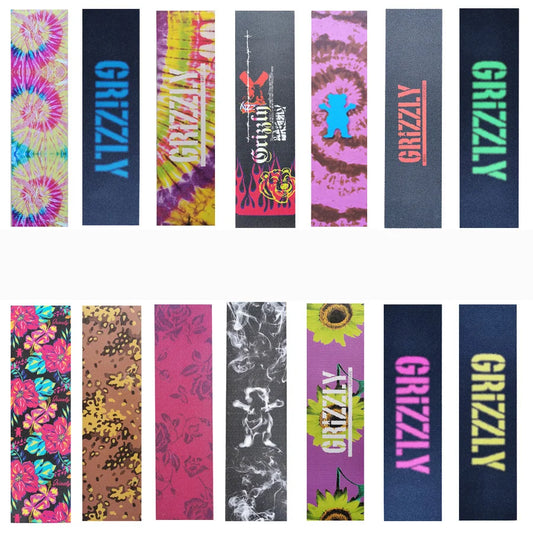 Skateboard Deck Grip Tape, Grizzly Brand (33 x 9 inch, 33 inch, OS780 Perforated)