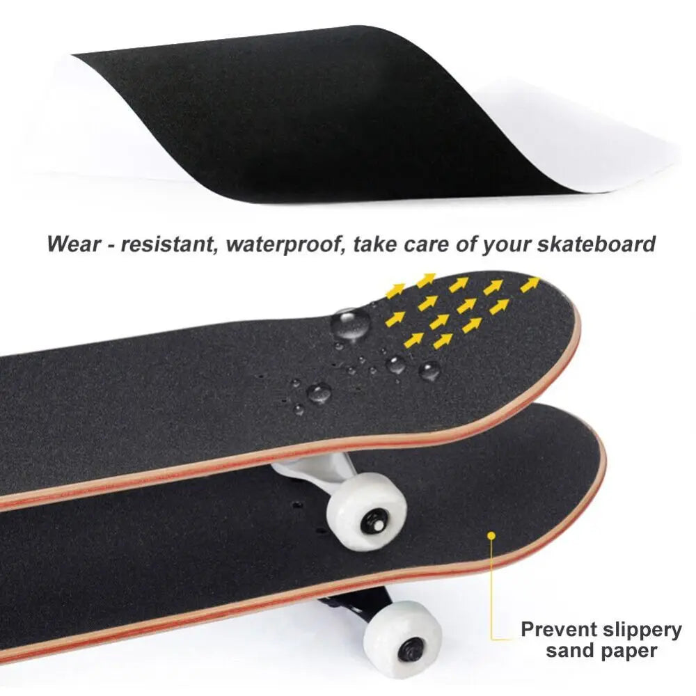 Skateboard Deck Sandpaper Grip Tape
