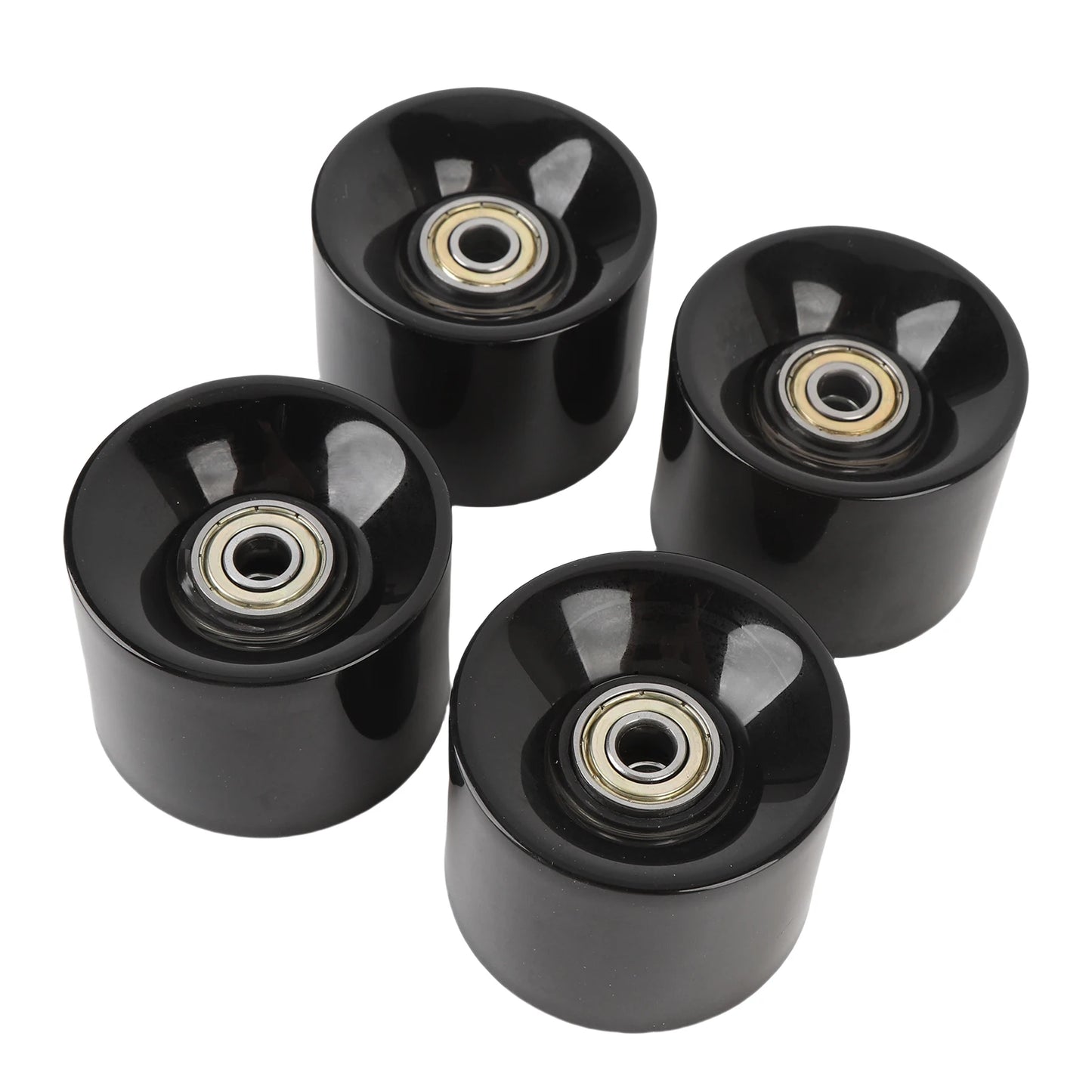 Skateboard Wheels, High Elasticity, PU, With Bearings (60 x 45mm)