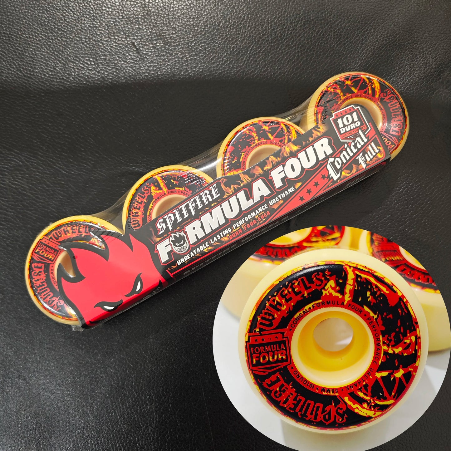 Original Spitfire Skateboard Wheels (58mm, 52mm, 101duro, 53mm, 54mm, 56mm, 99duro, 80HD)