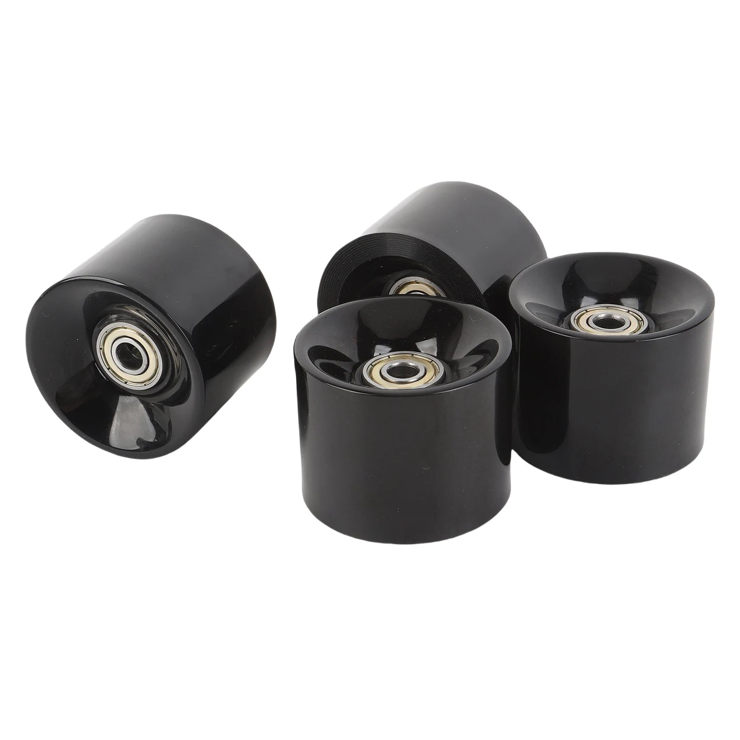 Skateboard Wheels, High Elasticity, PU, With Bearings (60 x 45mm)