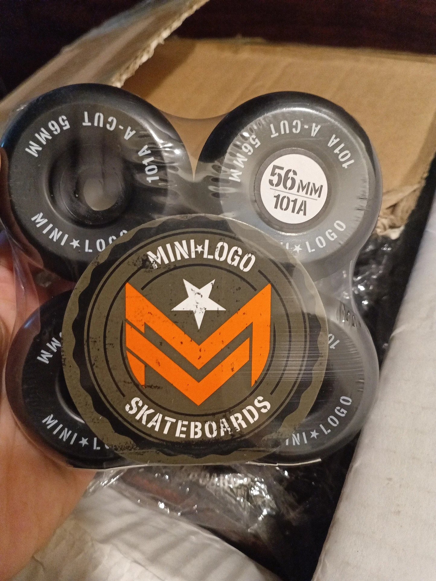 Mini Logo Skateboard Wheels (53mm, 54mm, 56mm, 58mm, 60mm, 90a, 95a, 101a) - 4 Pieces