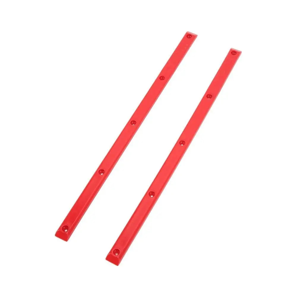 2-Piece Durable ABS Rib Bones, Rails, Colorful, Skateboard Rail Guards (36.5 x 1.7 cm)