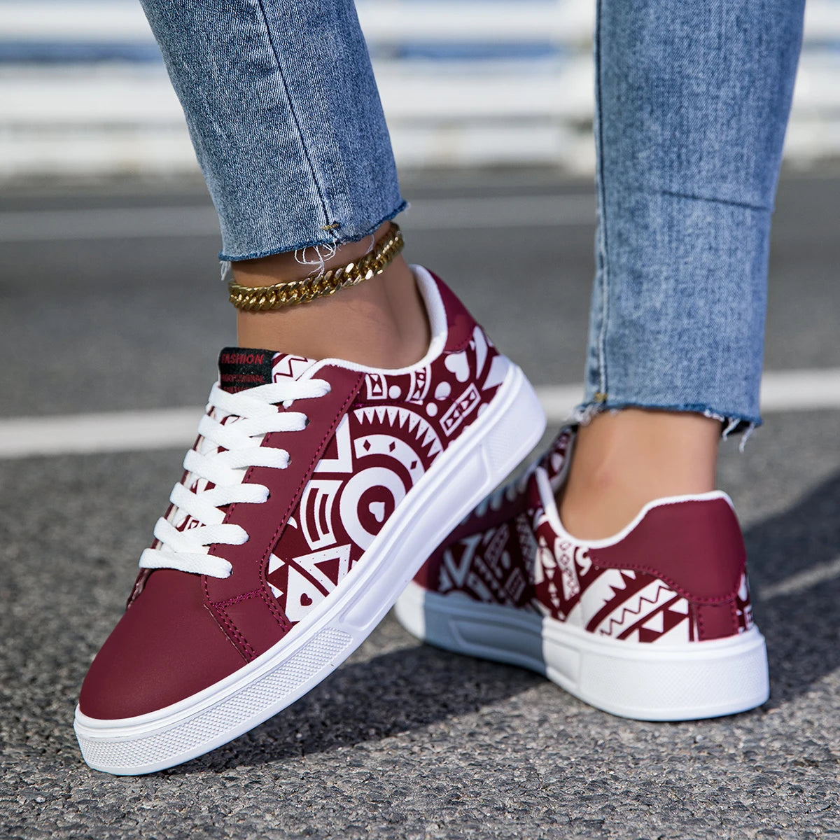 YRZL Women's Lightweight Skateboard Shoes