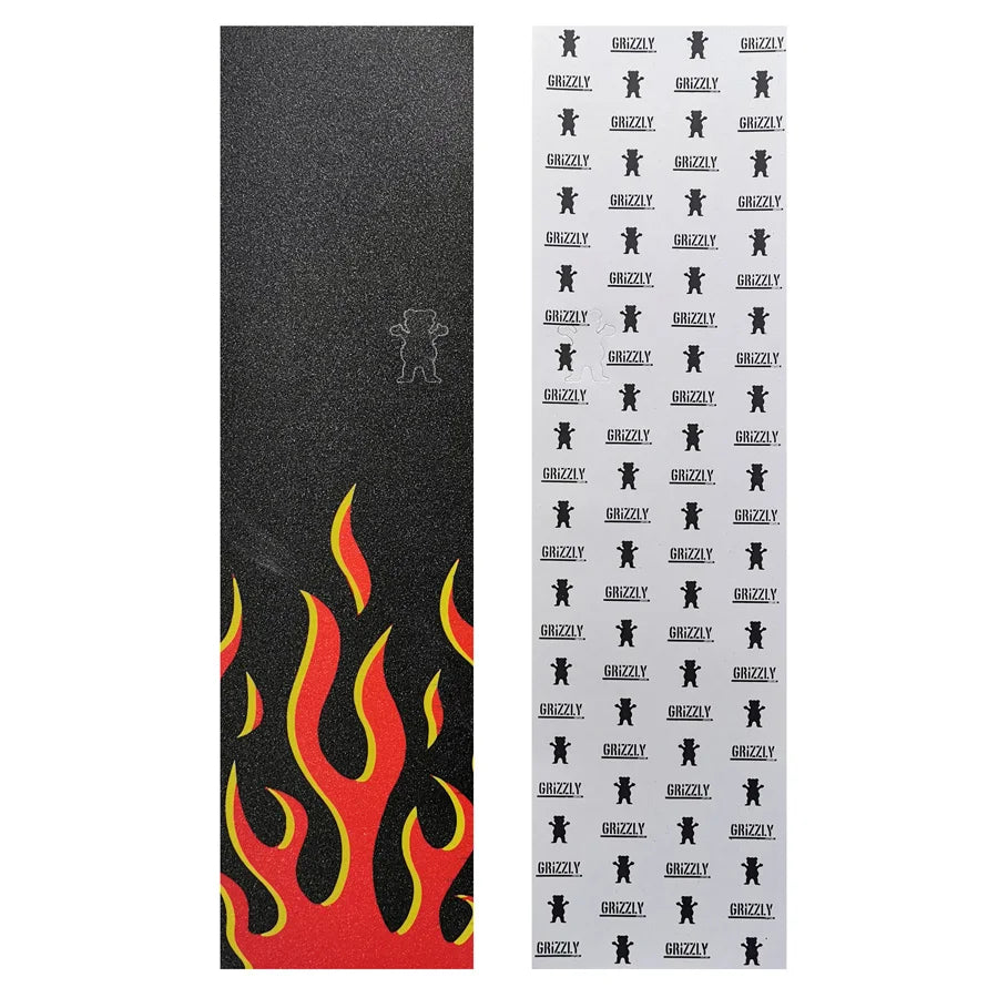 Skateboard Deck Grip Tape, Grizzly Brand (33 x 9 inch, 33 inch, OS780 Perforated)
