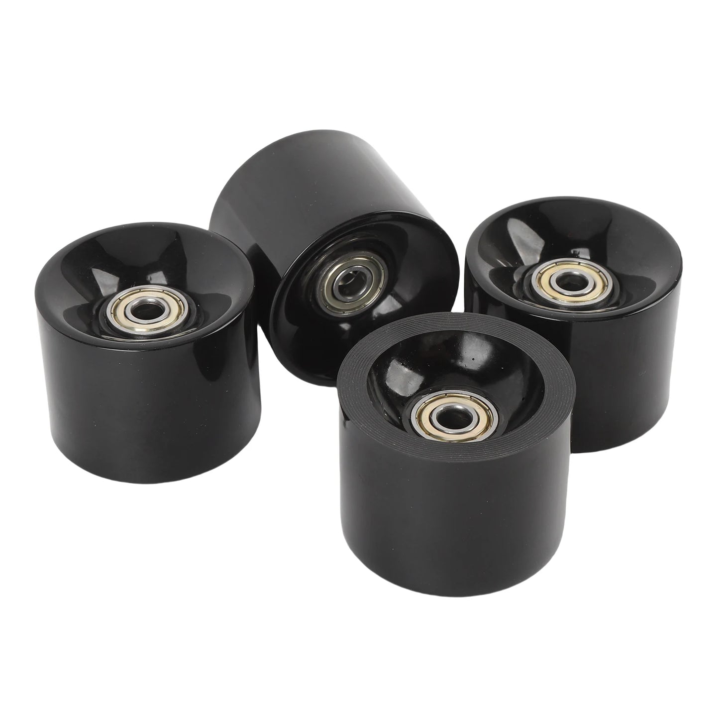 Skateboard Wheels, High Elasticity, PU, With Bearings (60 x 45mm)