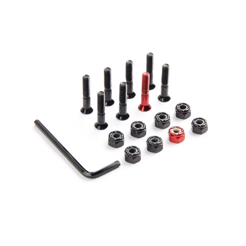 Skateboard Trucks Screws, Mounting Bolts, Anti-Rust, Durable (M5 x 25 / 29 / 32 / 38 / 44 / 50mm)